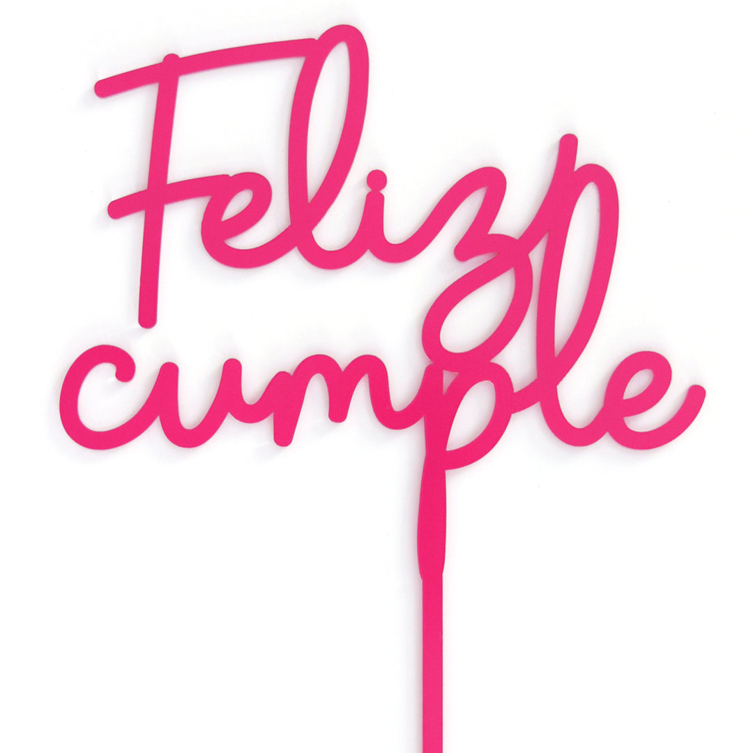 Mini Topper Feliz cumple