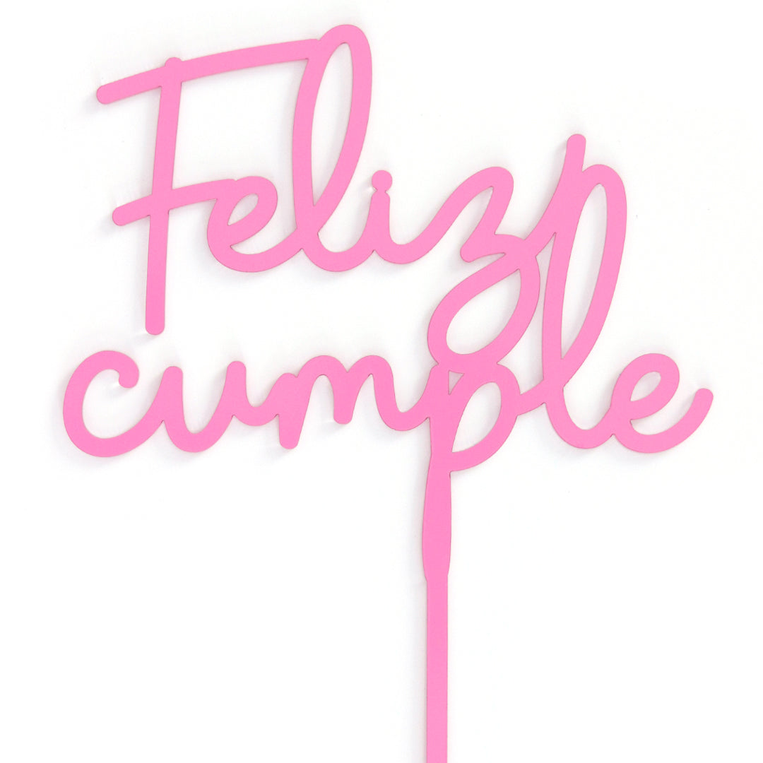 Mini Topper Feliz cumple