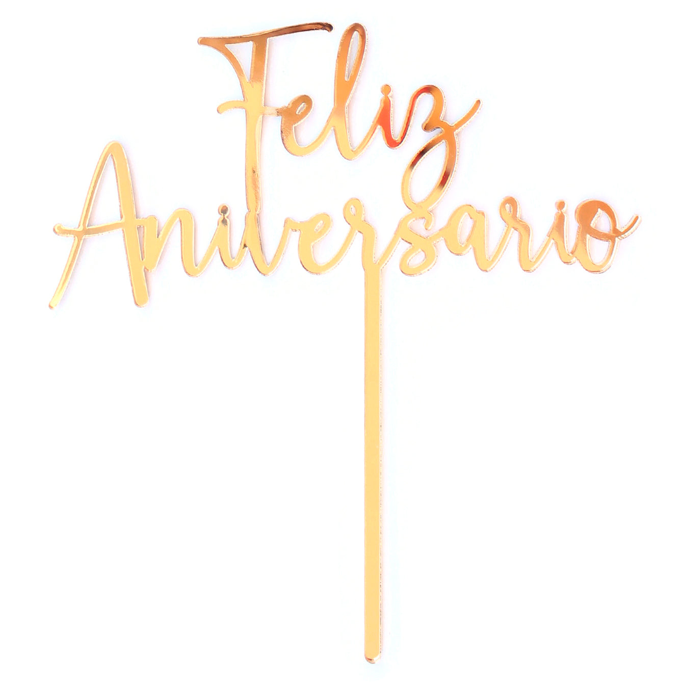 Caketopper Feliz Aniversario