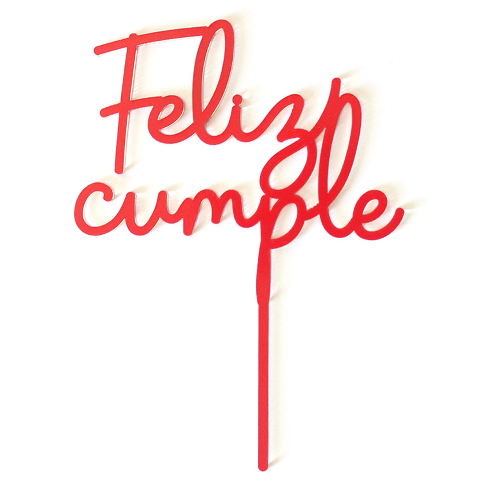 Mini Topper Feliz cumple