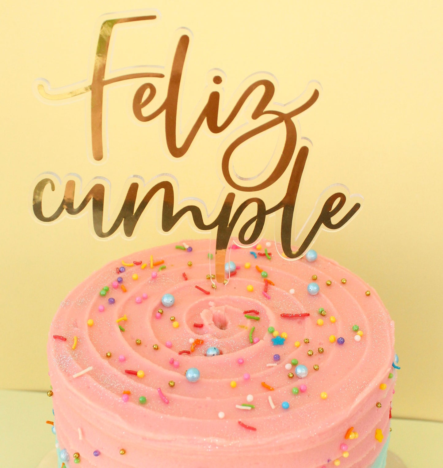 Caketopper Feliz Cumple