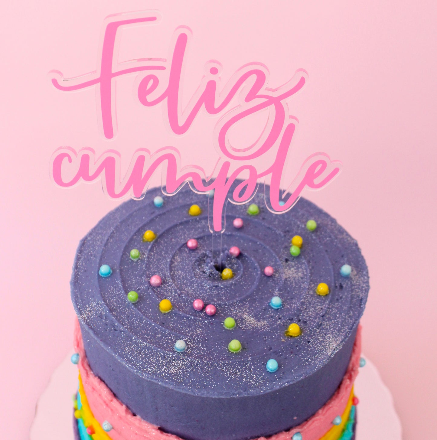 Caketopper Feliz Cumple