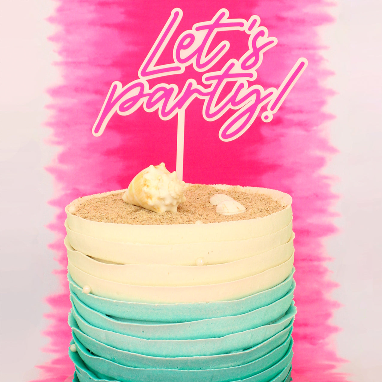 Caketopper Let's Party