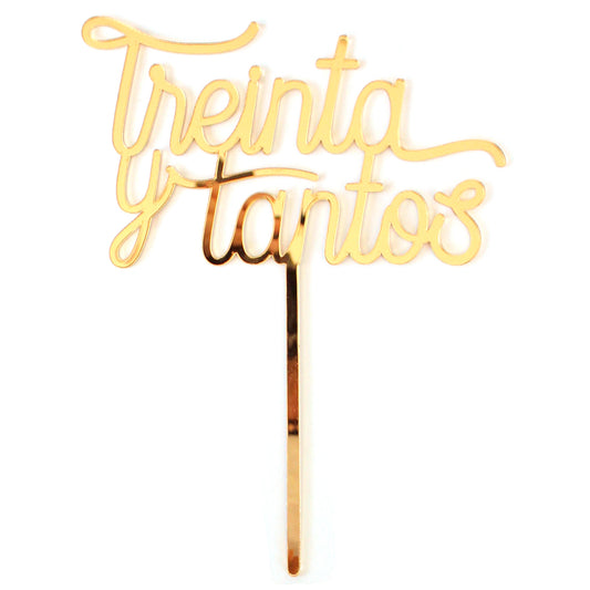 Caketopper Treinta y tantos